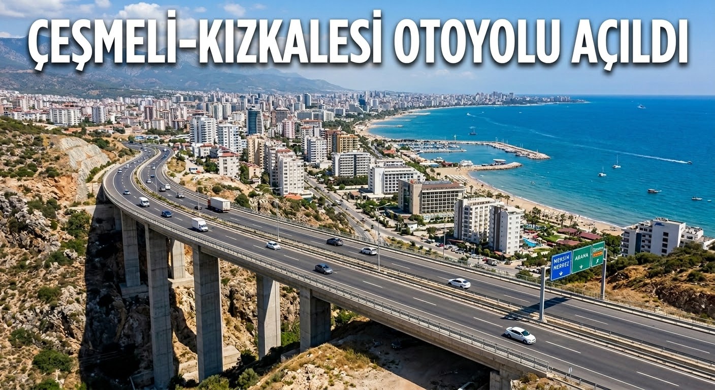 Çeşmeli-Kızkalesi Otoyolu Açıldı! ÜcretliYol'da Rota Çalışmaları Başladı