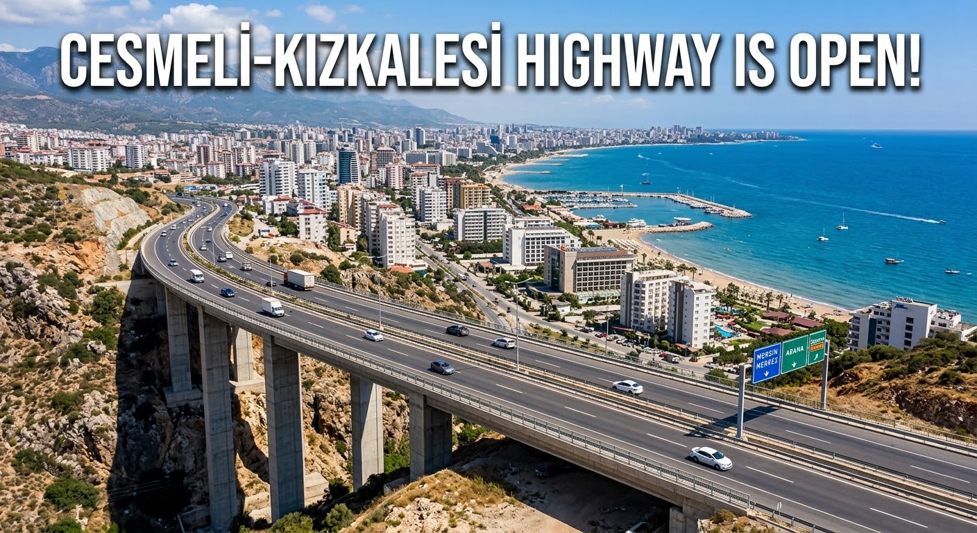 Çeşmeli–Kızkalesi Motorway Opens! ÜcretliYol Begins Route Integration Work